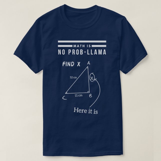 Camiseta Matemática é fácil 1 (Frente do Design)