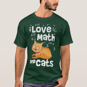 Camiseta Matemática E Gatos 1
