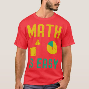 Camiseta matemática é geometria fácil 7