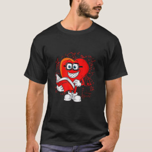 Camiseta Matemática é meu amor Cardíaco Formas de Matemátic