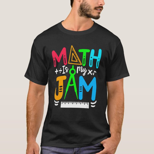 Camiseta Matemática é meu professor de matemática emático d (Frente)