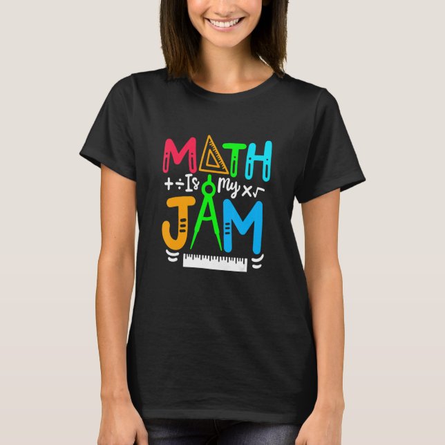 Camiseta Matemática é meu professor de matemática emático d (Frente)