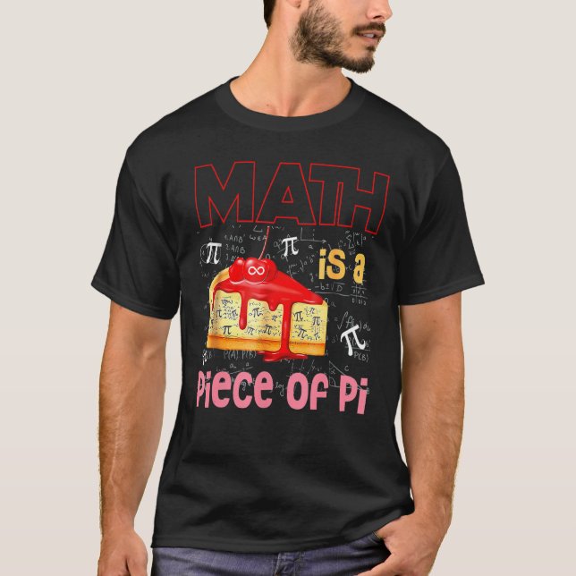 Camiseta Matemática É Um Pedaço De Math Pi Day Crianças 3 (Frente)