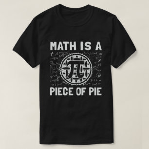 Camiseta Matemática é um pedaço de Pie Funny Pi Day 3.14