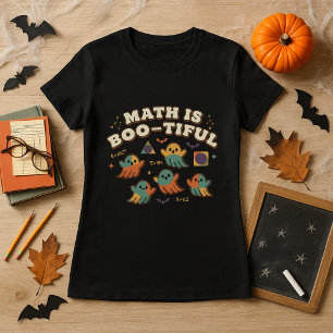 Camiseta Matemática é um professor bonito Halloween Matemát