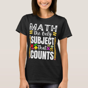 Camiseta Matemática Engraçada Para Professores