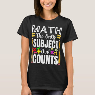 Camiseta Matemática Engraçada Para Professores