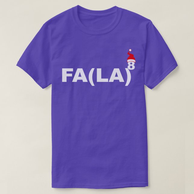 Camiseta matemática fa 3 (Frente do Design)