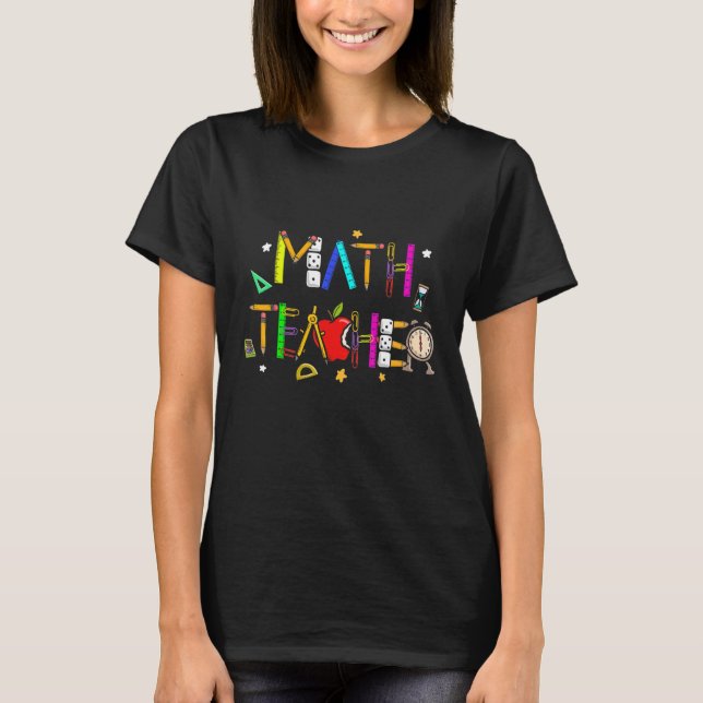 Camiseta Matemática Matemática do Professor de Matemática (Frente)