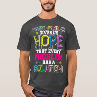Camiseta Matemática Matemática Matemática Matemática Matemá