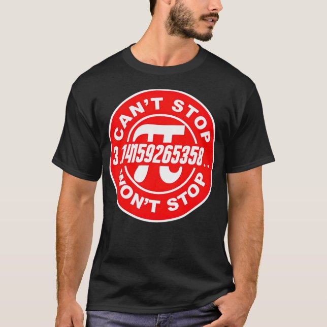 Camiseta Matemática Matemática PI Matemático Não Interrompe (Frente)