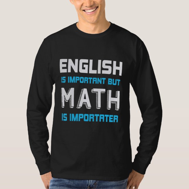 Camiseta Matemática  Matemática  Professor de Matemática Fí (Frente)