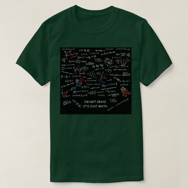 Camiseta Matemática não é matemática complicada é apenas ma (Frente do Design)