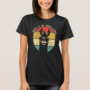 Camiseta Matemática Não É Prob Llama Math Llama Math Profes