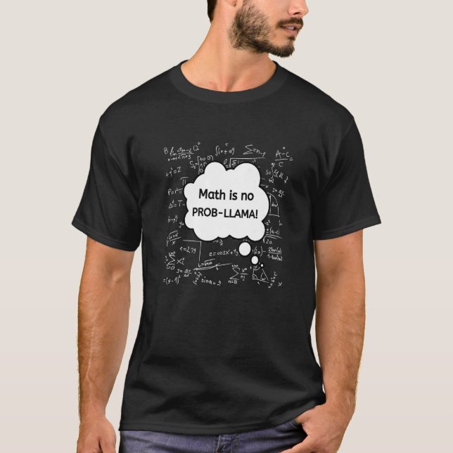Camiseta Matemática Não É Problema Matemática (Frente)