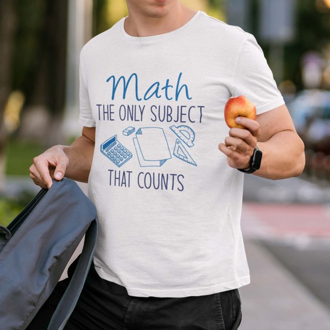 Camiseta Matemática O Único Assunto Que Conta (Criador carregado)