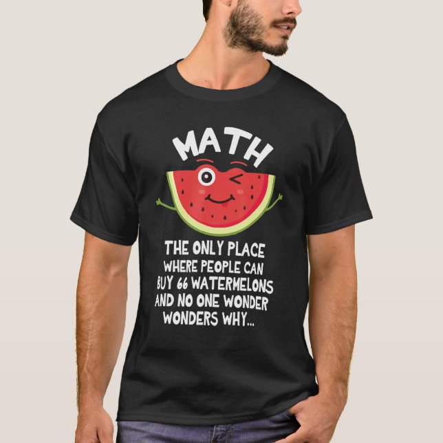 Camiseta Matemática O Único Local Onde As Pessoas Podem Com (Frente)