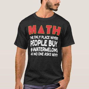 Camiseta Matemática Onde Pessoas Comprar 66 Melancias Matem