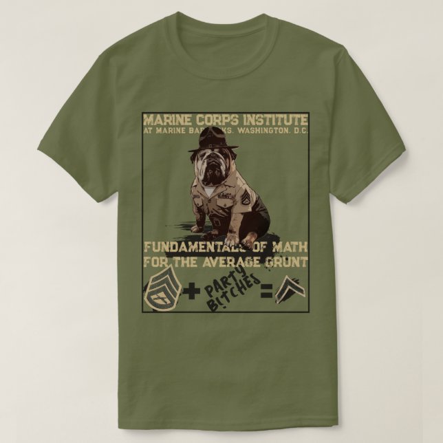 CAMISETA MATEMÁTICA PARA GRUNTS (Frente do Design)
