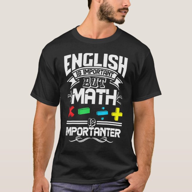 Camiseta Matemática Para Mulheres Estudantes Pun Matemática (Frente)