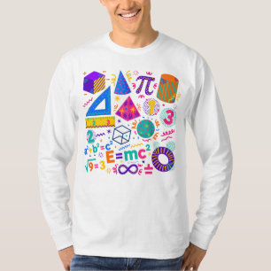 Camiseta Matemática Pop Arco-íris