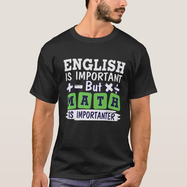Camiseta Matemática Professor de Matemática Física de Matem (Frente)