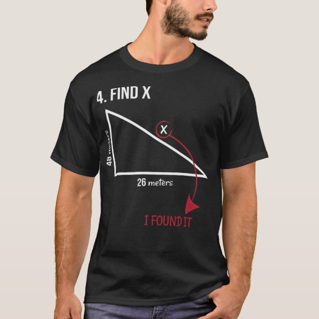 Camiseta matemática, professor, matemática, professor de ma (Frente)
