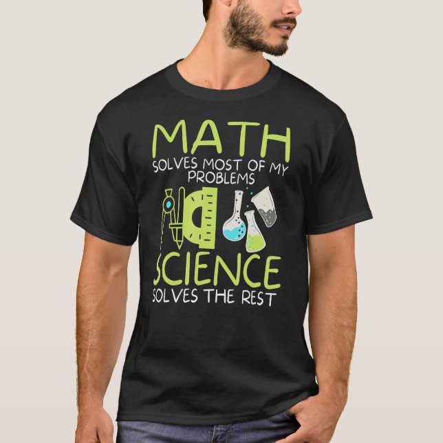 Camiseta Matemática resolve a maioria dos meus problemas Ci (Frente)