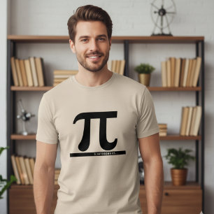 Camiseta Matemática Símbolo Pi 3.14 Decimal Infini