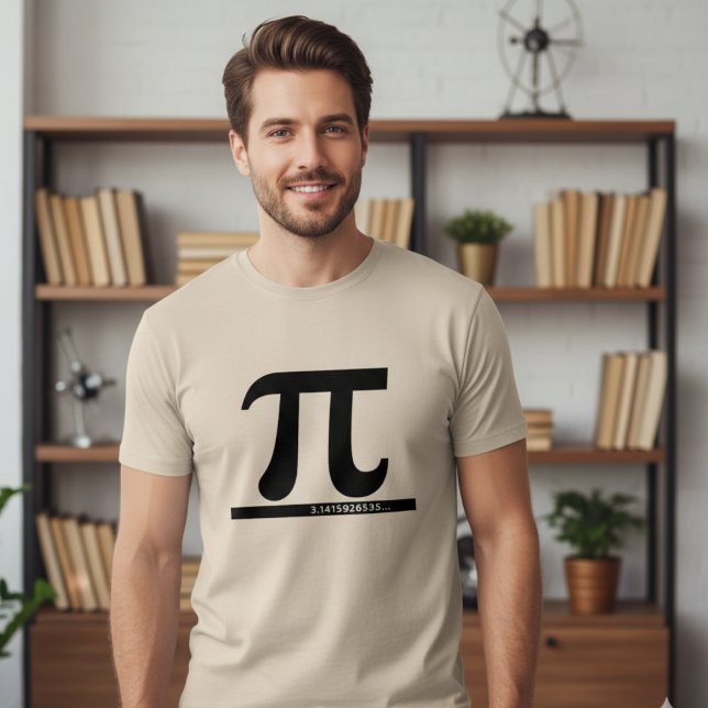 Camiseta Matemática Símbolo Pi 3.14 Decimal Infini (Criador carregado)