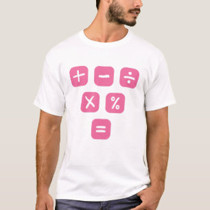 Camiseta Matemática Símbolos matemáticos Sinais matemáticos