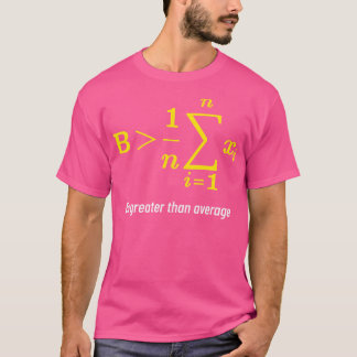 Camiseta Matemática Superior À Média Do Dia De Matemática D