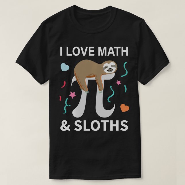 Camiseta Matemáticas Amo Matemática E Matemática De Largura (Frente do Design)