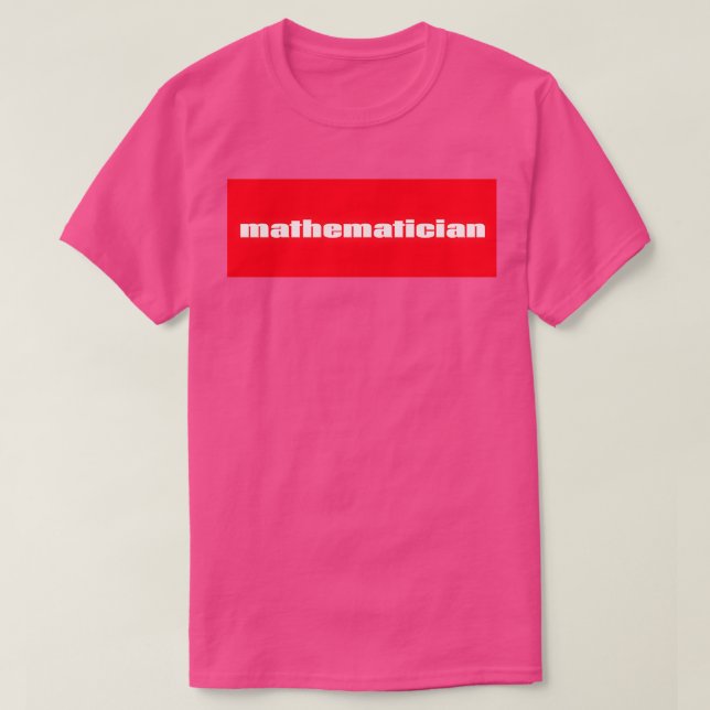 Camiseta Matemático 7 (Frente do Design)