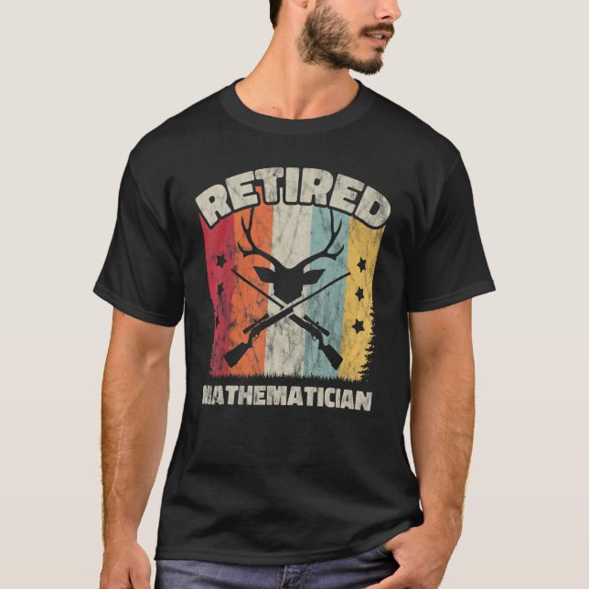Camiseta Matemático aposentado (Frente)