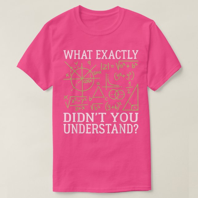 Camiseta Matemático de Fórmula de Física de Ciência do Prof (Frente do Design)