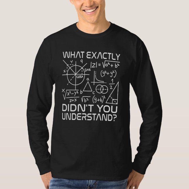 Camiseta Matemático de Fórmula de Física de Ciência do Prof (Frente)