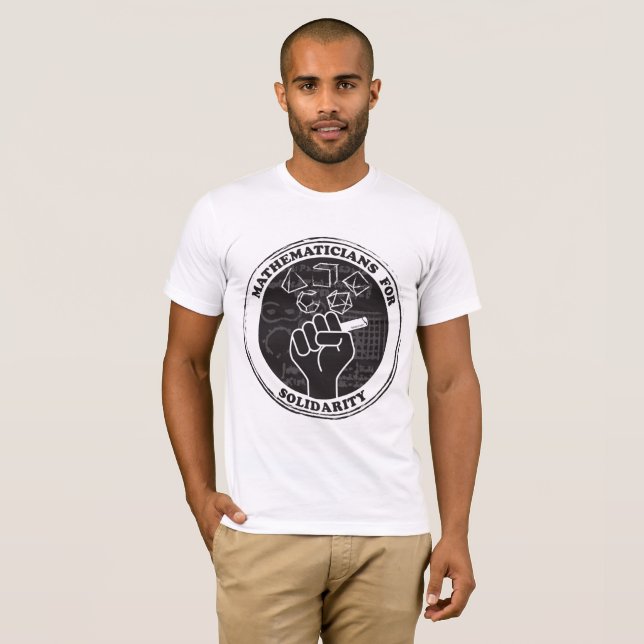 Camiseta Matemáticos da t-shirt do Solidariedade (Frente Completa)