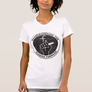Camiseta Matemáticos para empurrar para frente