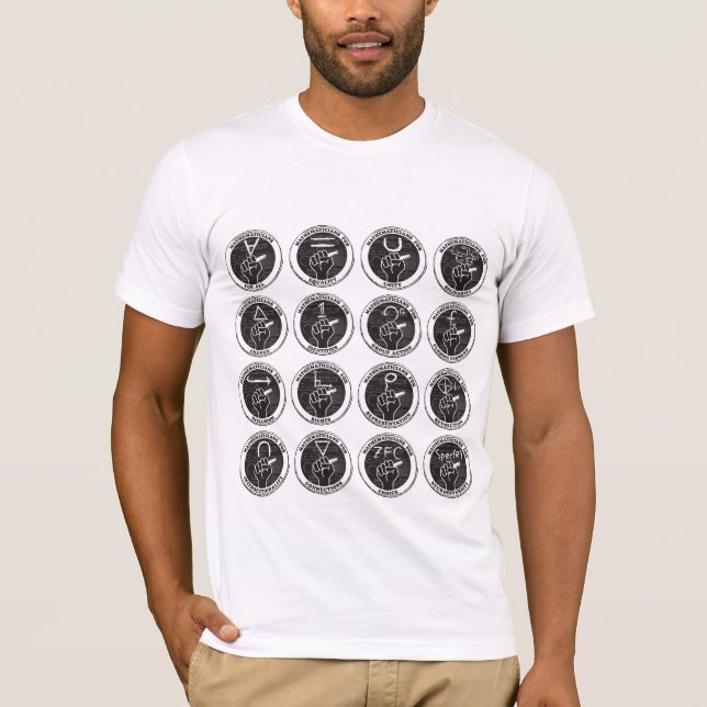 Camiseta Matemáticos para todos, etc T-shirt (Frente)