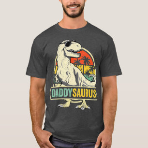 Camiseta Matéria Pai Surus Daddysaurus T Rex Dinosaur
