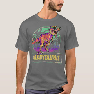 Camiseta Matéria Pai Surus Daddysaurus T Rex Dinosaur