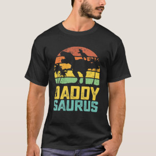 Camiseta Matéria Pai Surus Daddysaurus T Rex Dinosaur