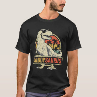 Camiseta Matéria Pai Surus Daddysaurus T Rex Dinosaur