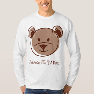 Camiseta Material americano um urso