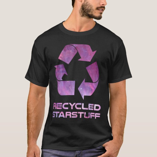 Camiseta Material da estrela do reciclado (Frente)