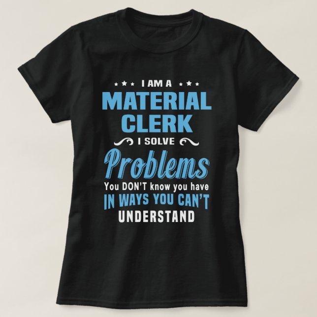 Camiseta Material de escritório (Frente do Design)