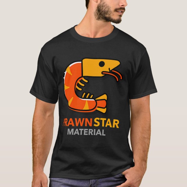 Camiseta Material Estrela de Camarão BBQ (Frente)