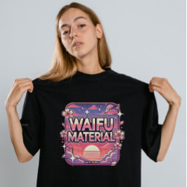 Camiseta Material Waifu"