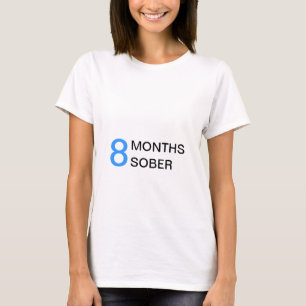 Camiseta Maternidade com Sobre 8 meses
